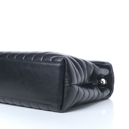 Saint Laurent Calfskin Y Quilted Monogram Medium Loulou Chain Satchel Black 8 of 8