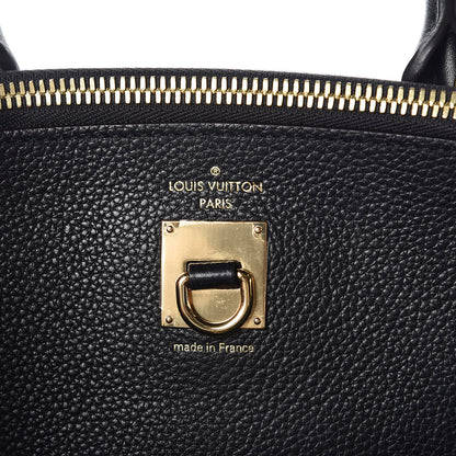 Louis Vuitton Calfskin Studded City Steamer MM Black 8 of 8