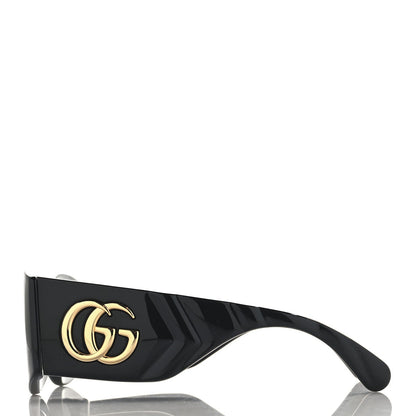 Gucci Acetate Frame GG Marmont Logo Sunglasses GG0810S Black 3 of 7