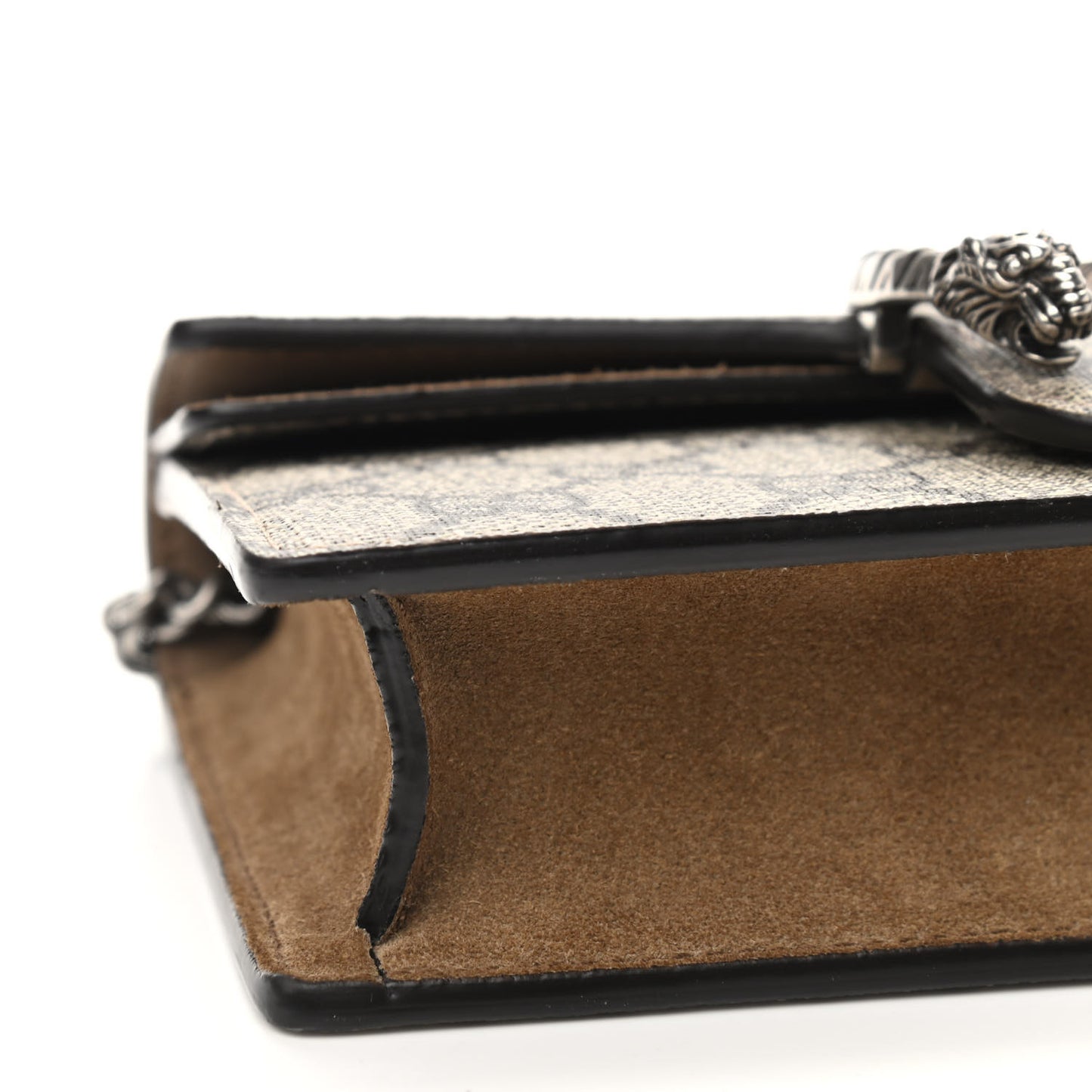 GG Supreme Monogram Super Mini Dionysus Shoulder Bag Taupe