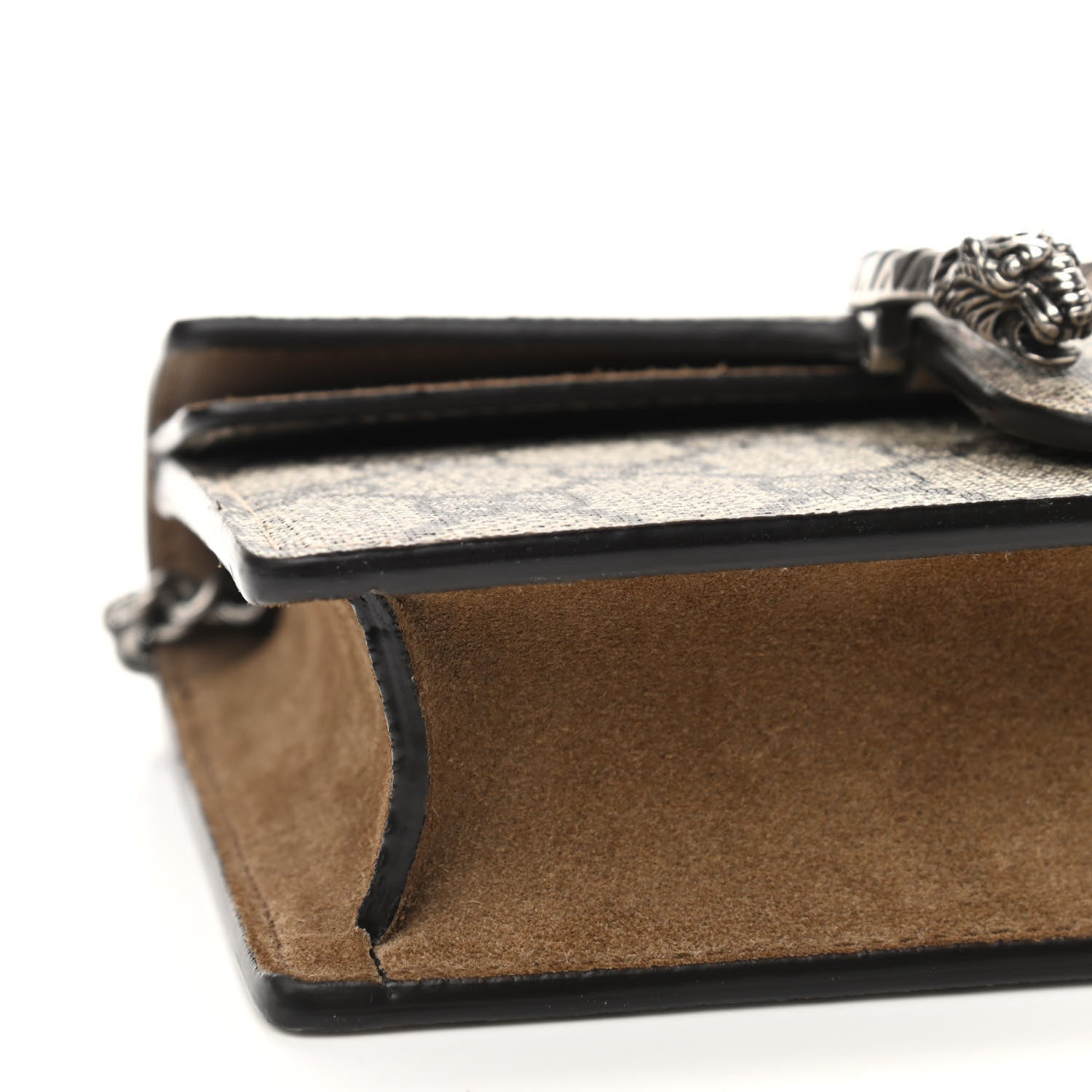 Gucci GG Supreme Monogram Super Mini Dionysus Shoulder Bag Taupe 8 of 9