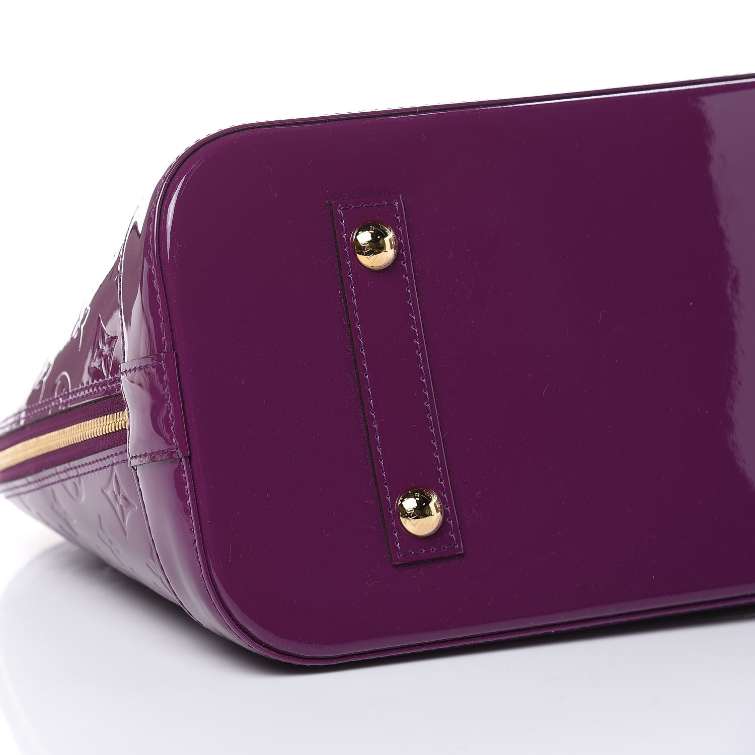 Louis Vuitton クラッチバッグ モノグラムヴェルニ　レア　パープル Louis Vuitton Vernis Alma MM Amethyste 417134 – FASHIONPHILE