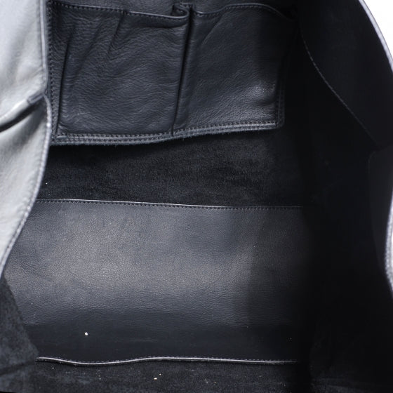 Supple Calfskin Papier A4 Tote Black