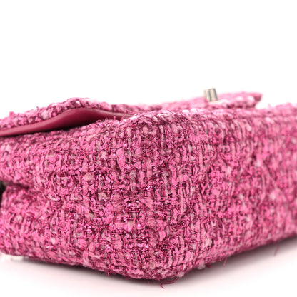 Chanel Metallic Tweed Quilted Mini Rectangular Flap Pink 9 of 11