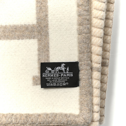 Hermes Wool Cashmere Avalon III Blanket Coco Camomille 3 of 3