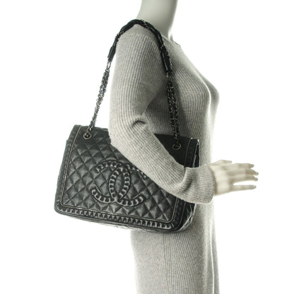 Chanel Calfskin Quilted Large Istanbul Flap Black 2 of 7