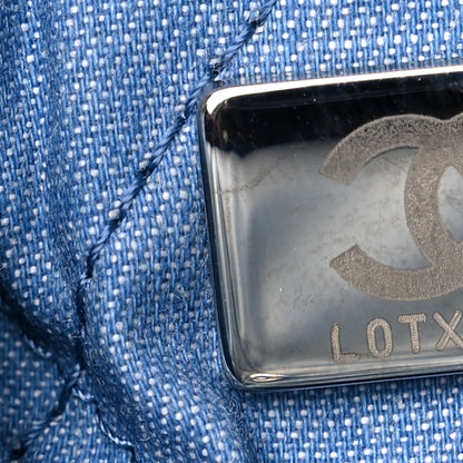 Chanel Denim Quilted Small Chanel 22 Blue 8 of 10