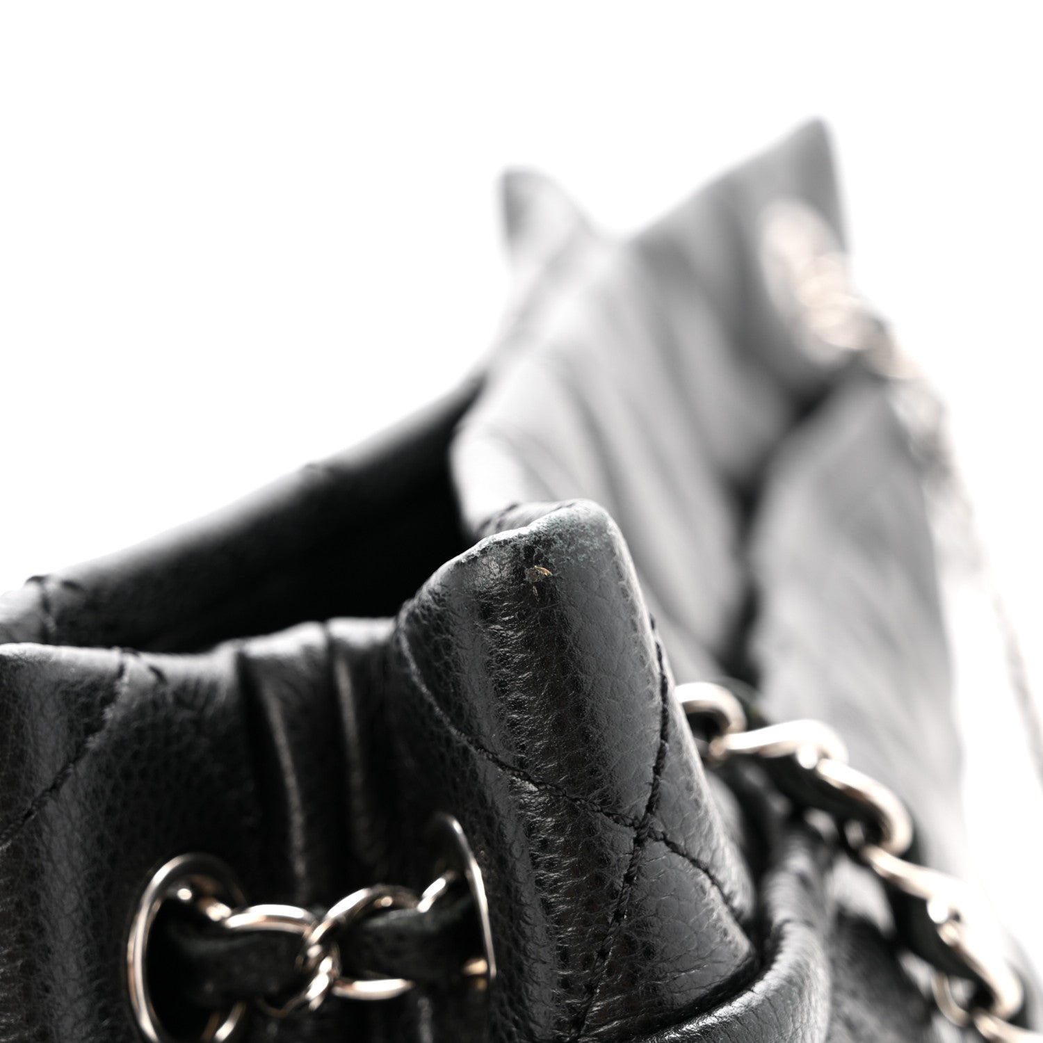 Chanel Caviar Quilted CC Timeless Soft Tote Black 14 of 15