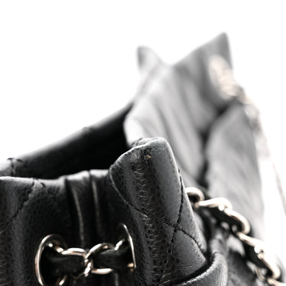 Chanel Caviar Quilted CC Timeless Soft Tote Black 14 of 15