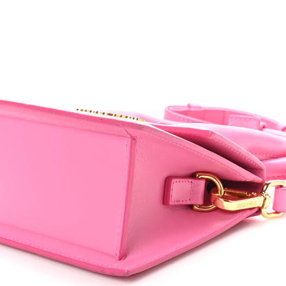 Jacquemus Calfskin Le Chiquito Noeud Dark Pink 9 of 9