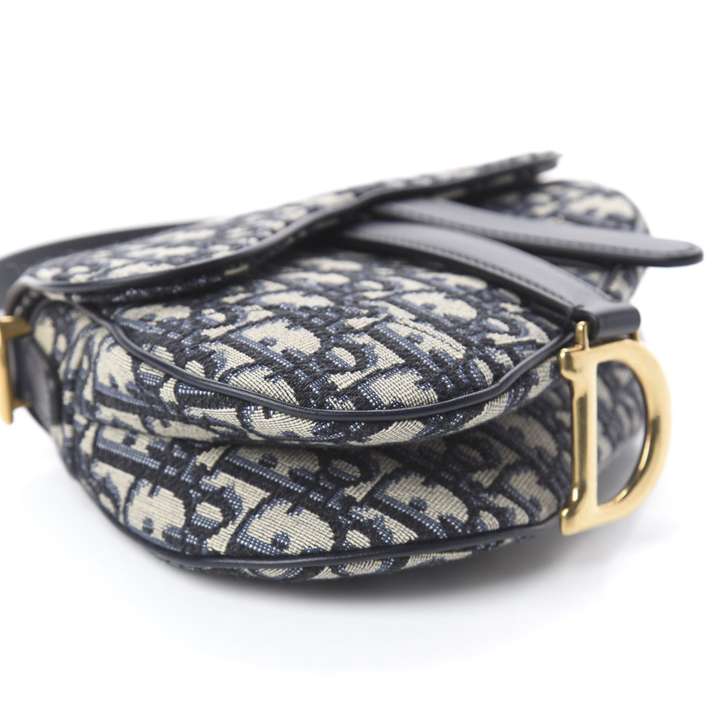 Oblique Mini Saddle Bag Blue
