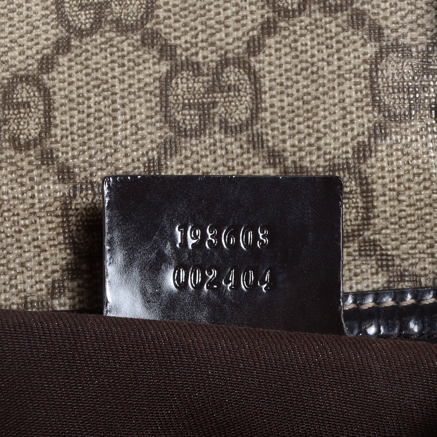GG Plus Monogram Medium Joy Boston Dark Brown