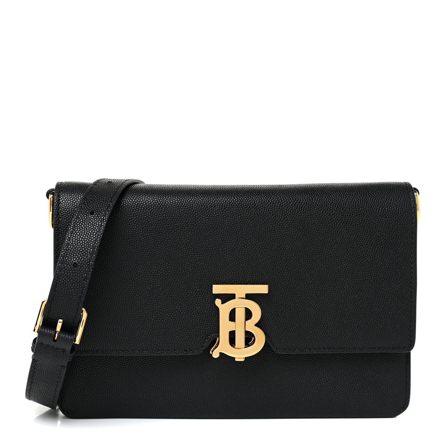 Grained Calfskin Albion TB Bag Black