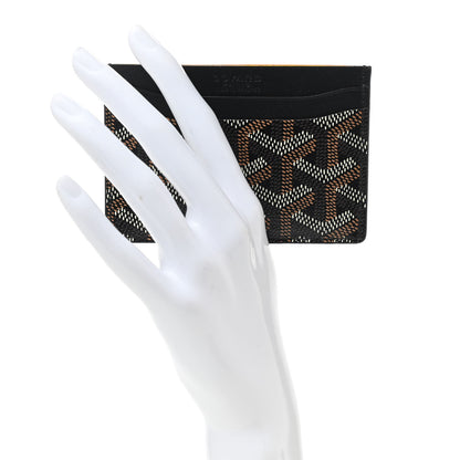 Goyard Goyardine Saint Sulpice Card Holder Black 2 of 7