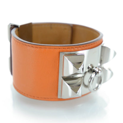Hermes Swift Collier de Chien CDC Bracelet Orange 3 of 9