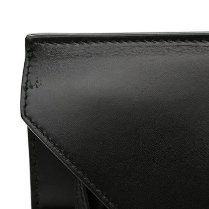 Balenciaga Calfskin Cable Flap Clutch Black 11 of 11