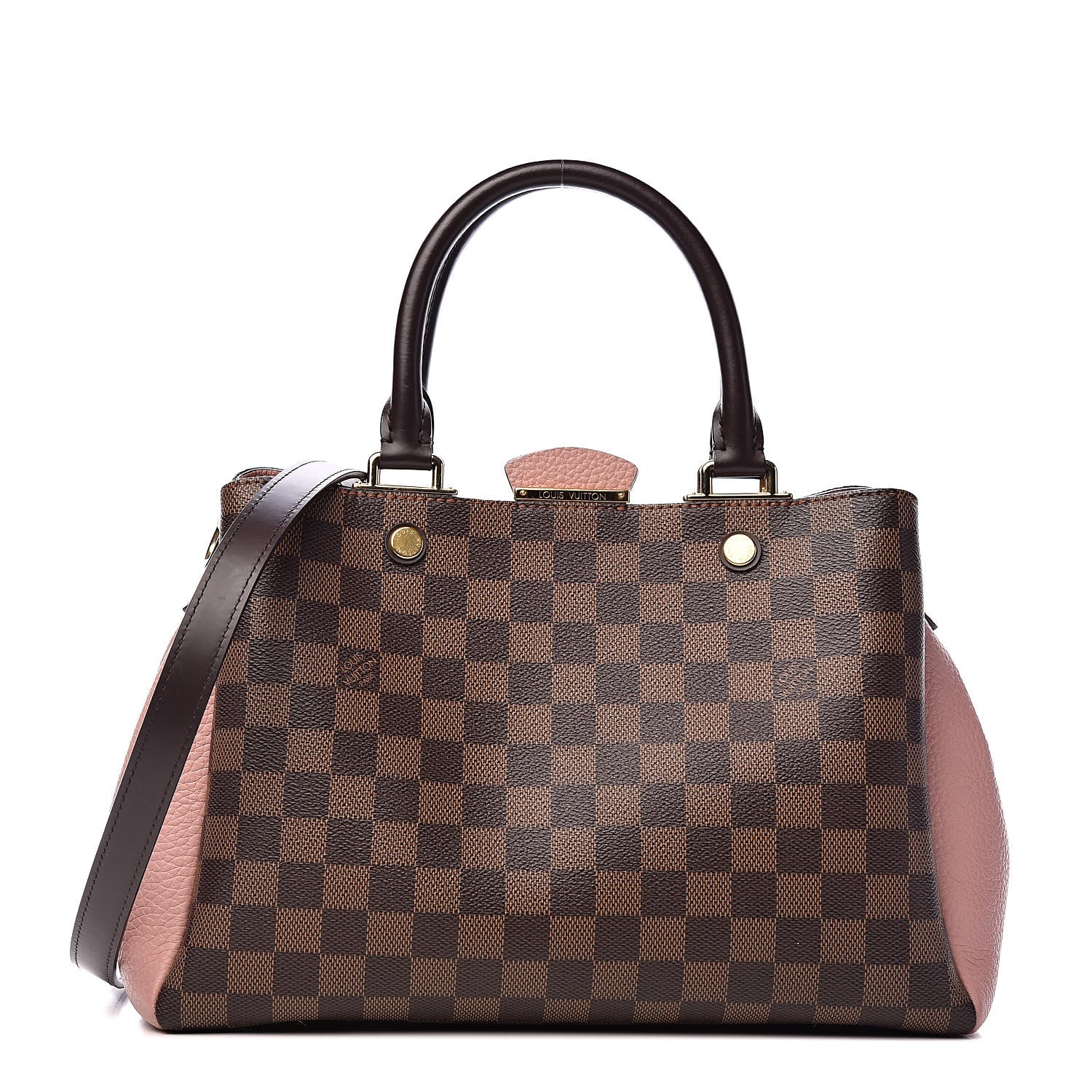 Louis Vuitton Damier Ebene Cuir Taurillon Brittany Magnolia 1 of 10