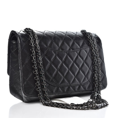 Chanel Aged Calfskin Quilted 2.55 Reissue 225 Flap So Black 3 of 10
