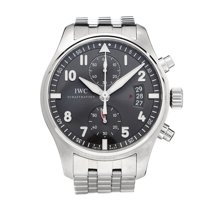 IWC Stainless Steel 43mm Spitfire Chronograph Automatic Watch Slate IWC387804 1 of 7