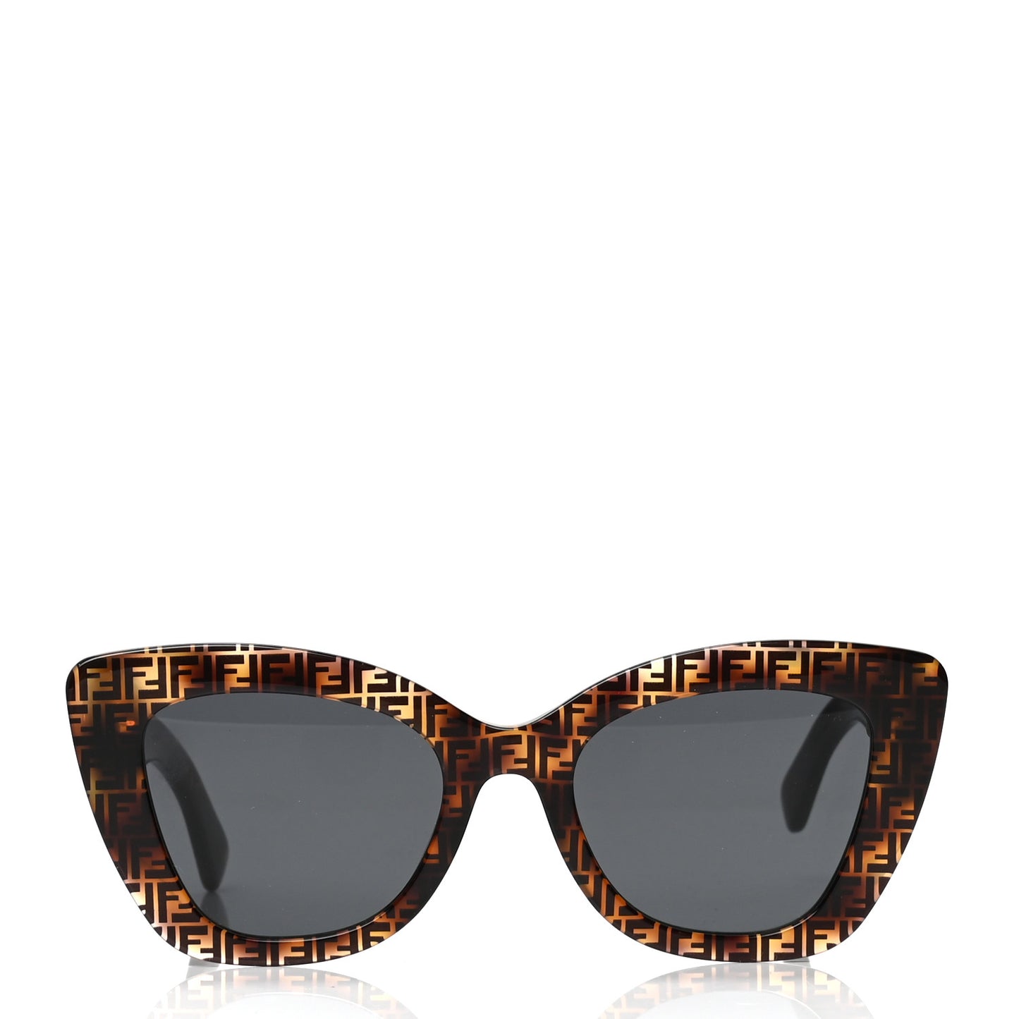 Acetate F is Fendi FF Cat Eye Sunglasses FF 0360/G/S Havana