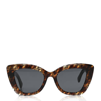 Fendi Acetate F is Fendi FF Cat Eye Sunglasses FF 0360/G/S Havana 2 of 4