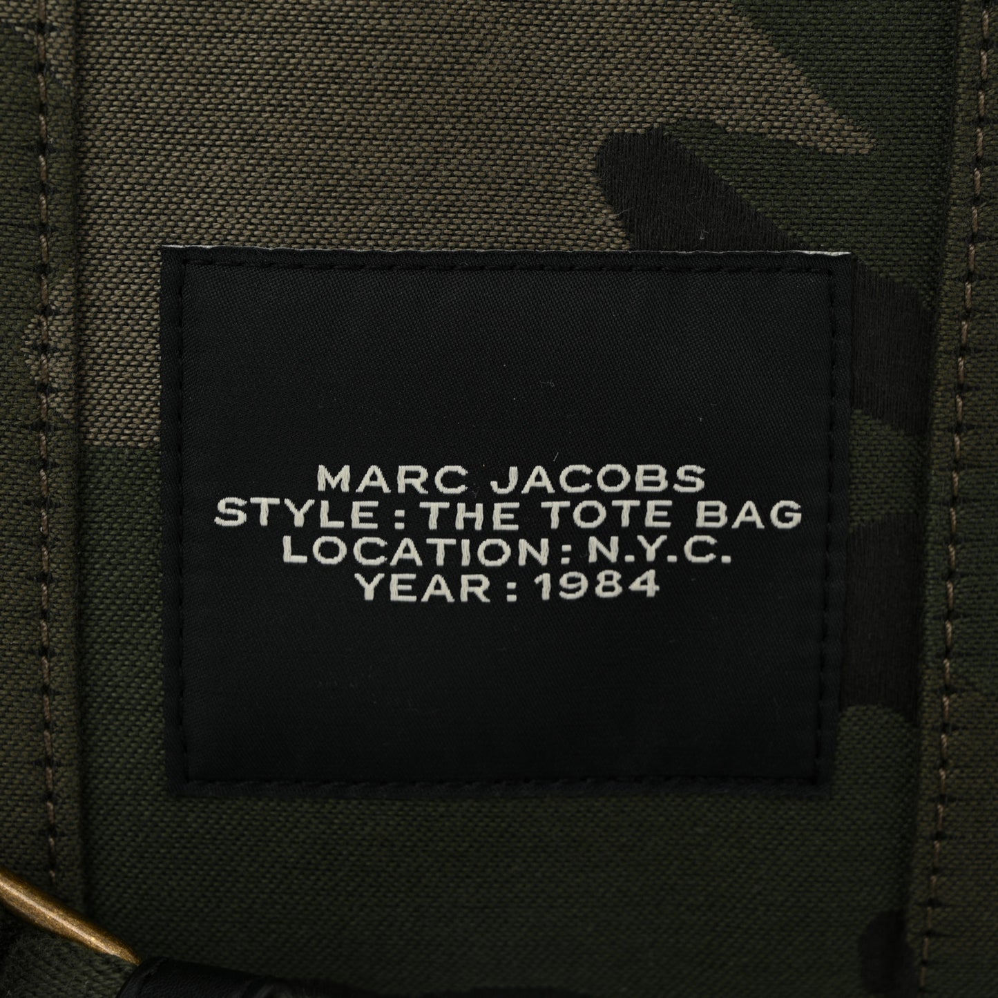 Canvas Camouflage Small The Tote Bag Khaki