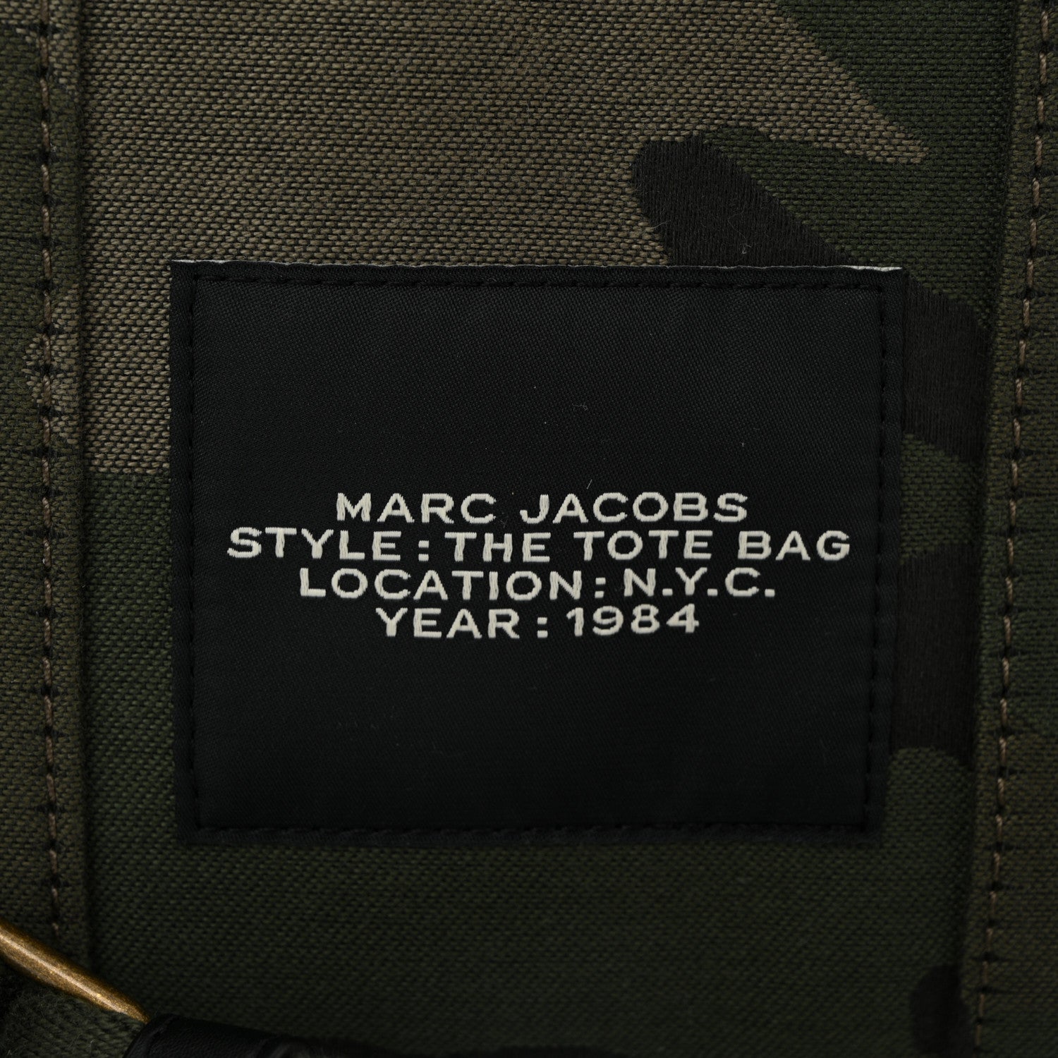 Marc Jacobs Canvas Camouflage Small The Tote Bag Khaki 5 of 9
