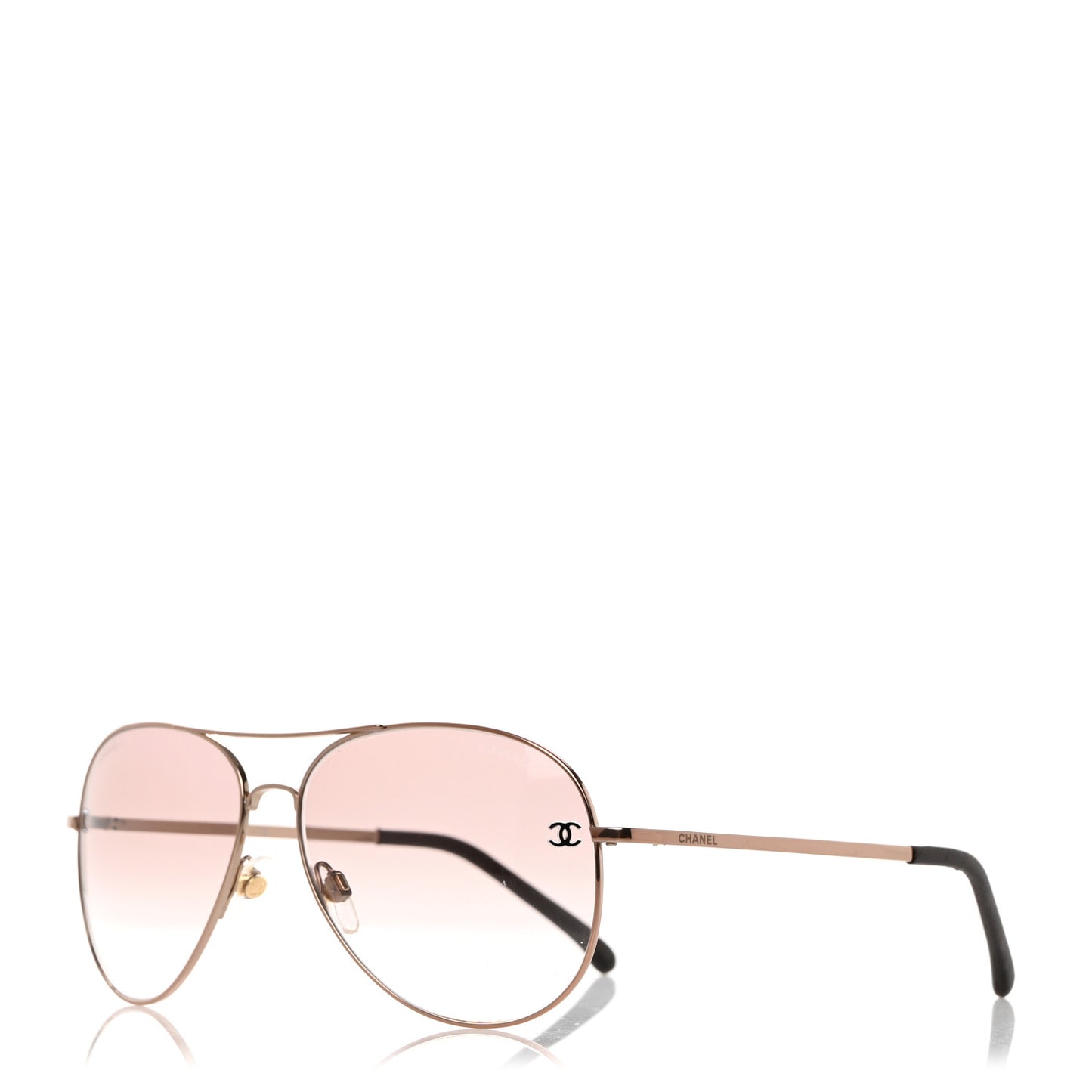 Metal Aviator CC Sunglasses 4189-T-Q Rose