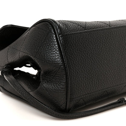 Chanel Grained Calfskin Stitched Urban Essentials Small Shopping Bag Black 9 of 11