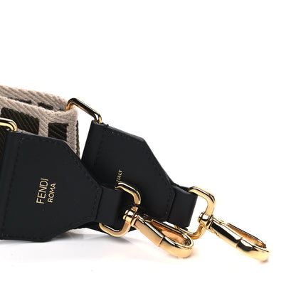 Fendi Ribbon Vitello Century FF 1974 Adjustable Strap You Nuvola Verde Black 3 of 3