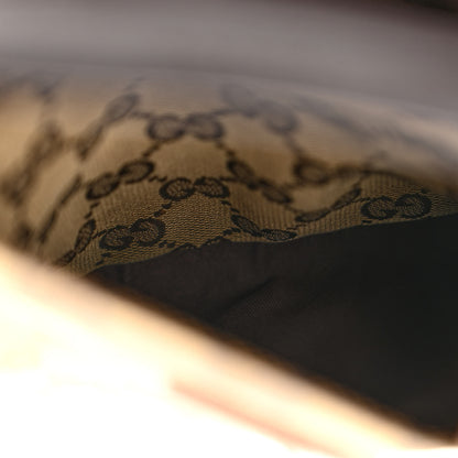Gucci GG Monogram Double Pocket Belt Bag Dark Brown 4 of 12