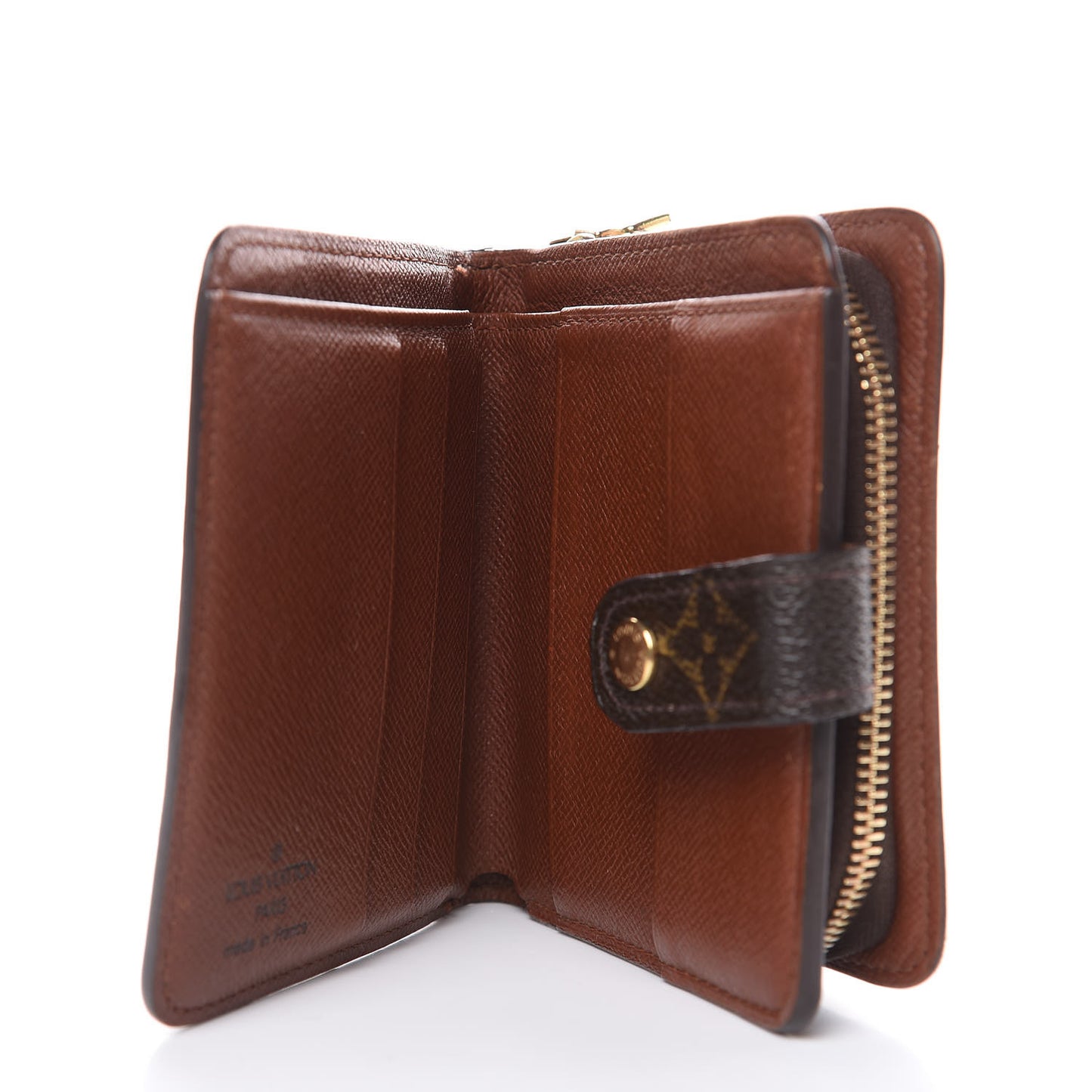 Monogram Compact Zippe Zipped Wallet
