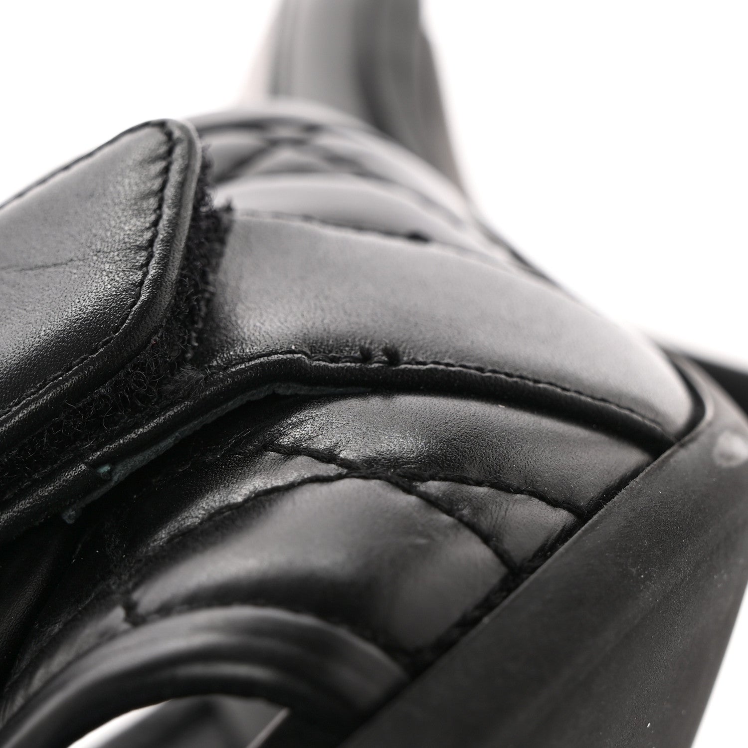 Christian Dior Calfskin Cannage Quilted Dio(r)evolution 80mm Slide Sandals 36.5 Black 9 of 10