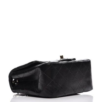Chanel Lambskin Quilted Mini Square Flap Black 4 of 12