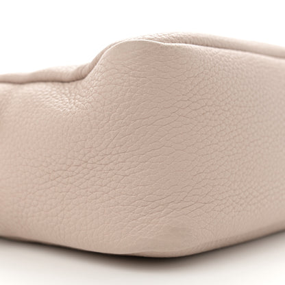 Prada Vitello Daino Soft Medium Double Zip Shoulder Bag Ninfea 9 of 12