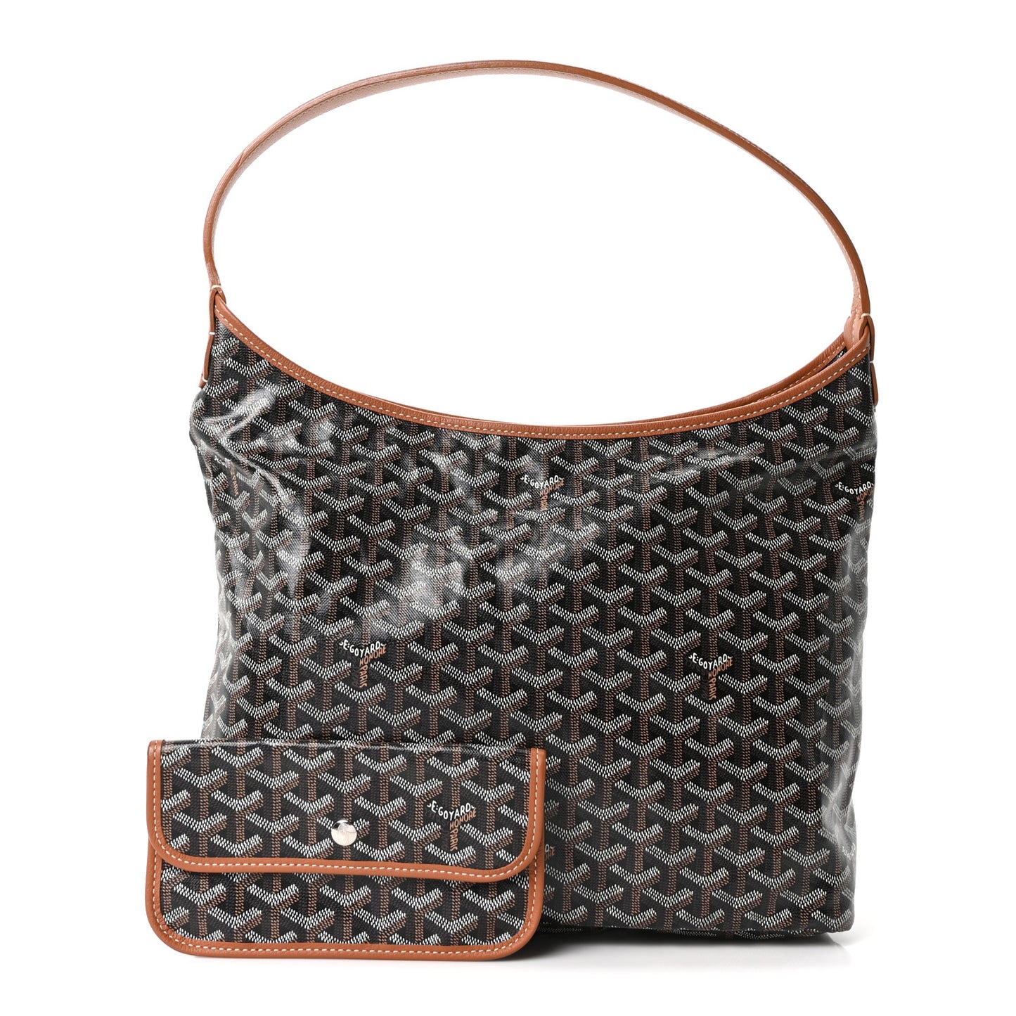 Goyardine Boheme Hobo Black Gold