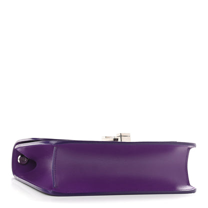 Saint Laurent Smooth Calfskin Carre Satchel Purple 4 of 11