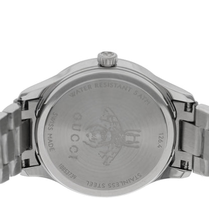 Gucci Stainless Steel 32mm G-Timeless Bee Quartz Watch Blue 4 of 5