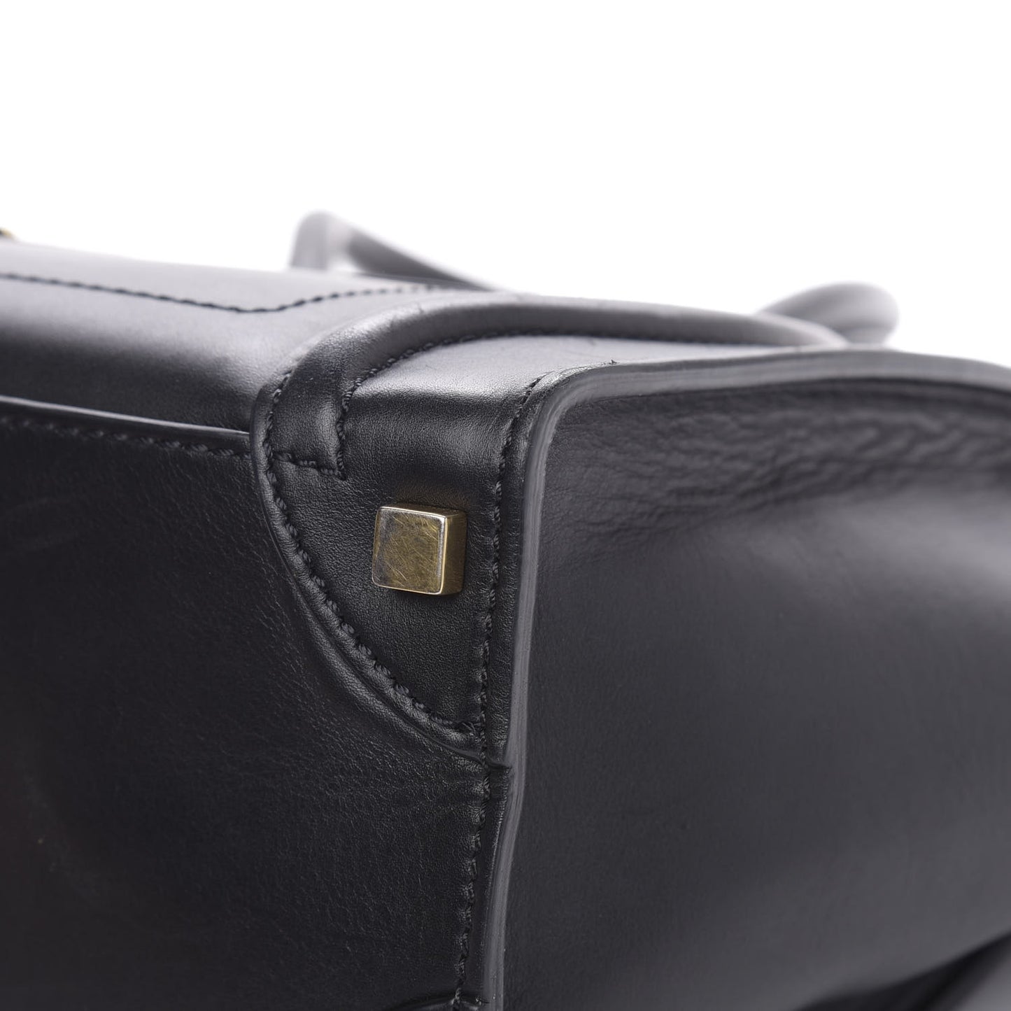 Smooth Calfskin Micro Luggage Black