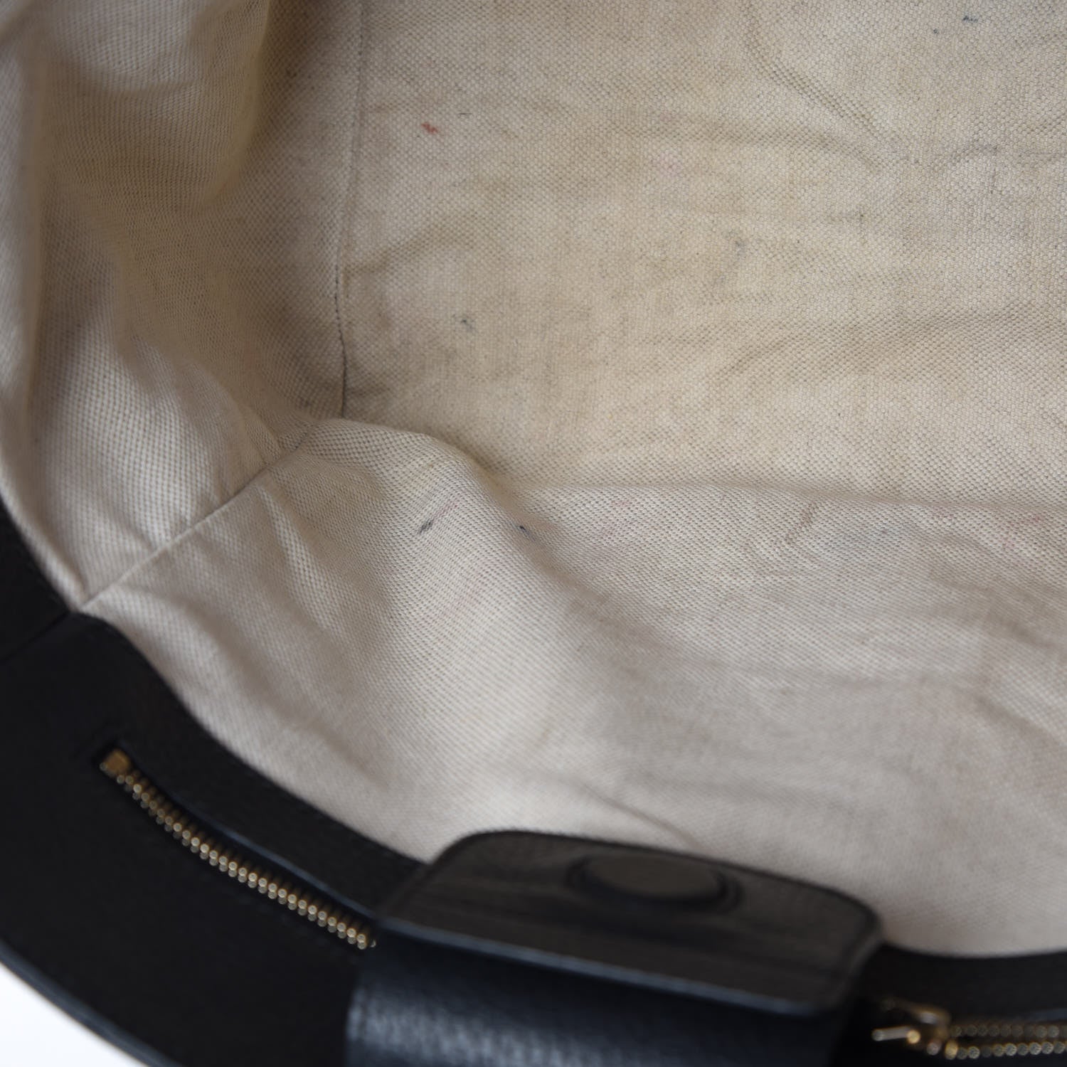 Gucci Pebbled Calfskin Small Swing Tote Black 11 of 13
