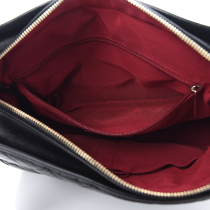 Chanel Aged Calfskin Quilted Medium Gabrielle Hobo Black 8 of 10