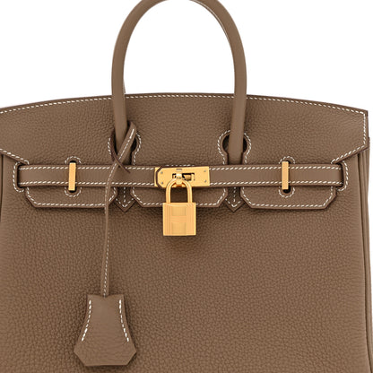 Hermes Togo Birkin 25 Etoupe 8 of 11