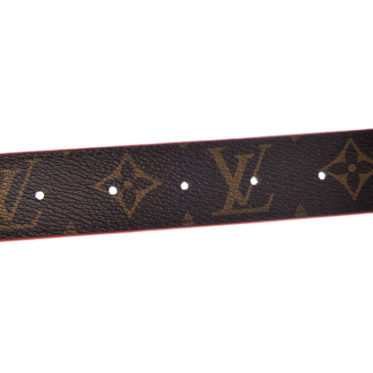 Louis Vuitton Monogram 30mm LV Initiales Reversible Belt 75 30 Coquelicot 6 of 6