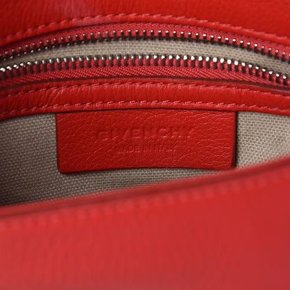 Givenchy Waxy Grained Calfskin Mini Pandora Pure Flap Bag Medium Red 6 of 19