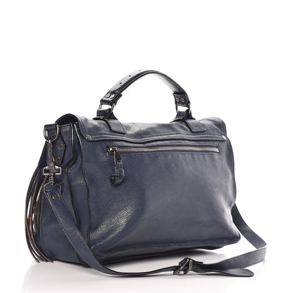 Proenza Schouler Lambskin Fringe Medium PS1 Satchel Midnight 3 of 9