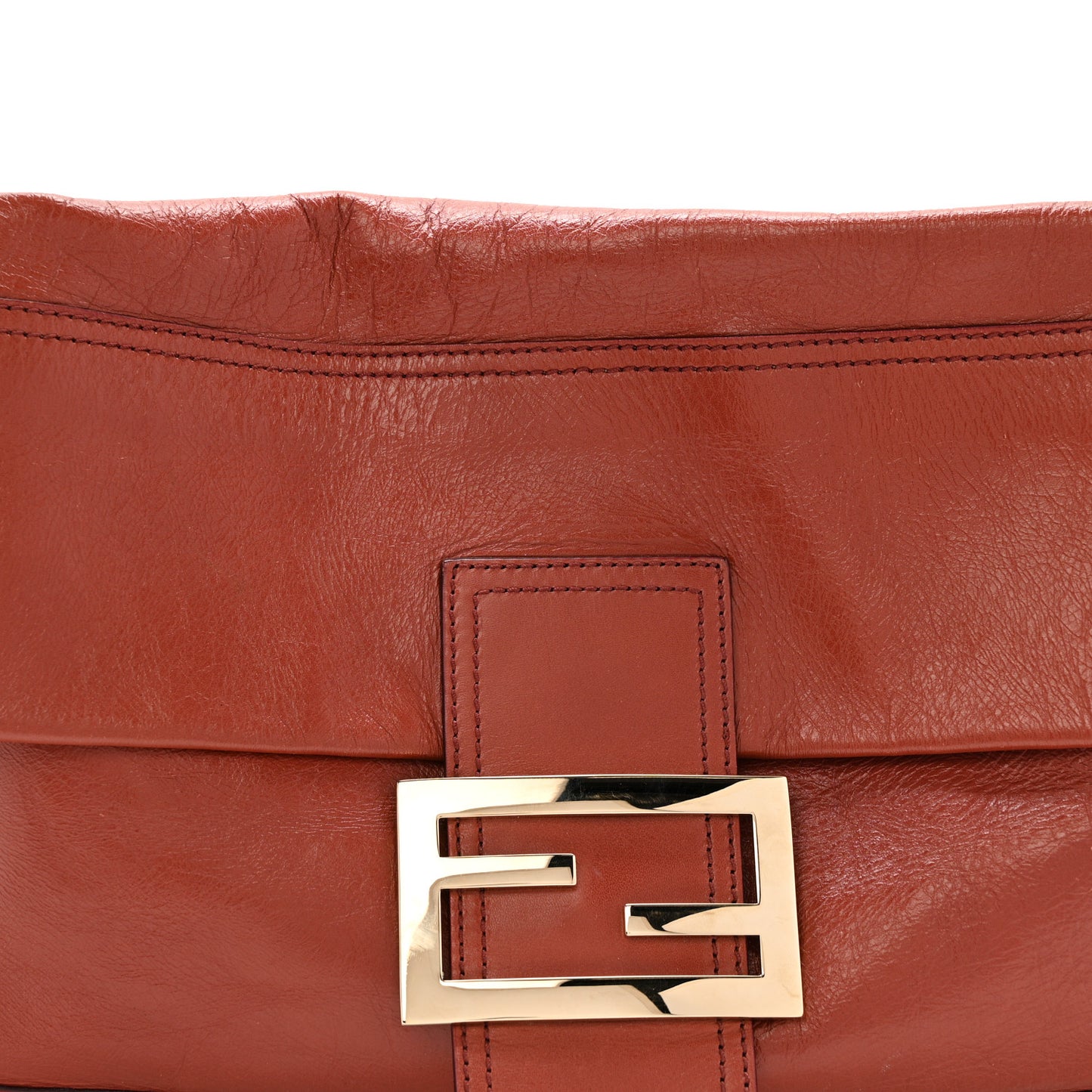 Vitello Acqua Large Convertible Baguette Bag Pompei