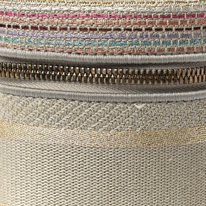 Christian Dior Canvas Embroidered Stripes Diortravel Vanity Case Multicolor 10 of 10