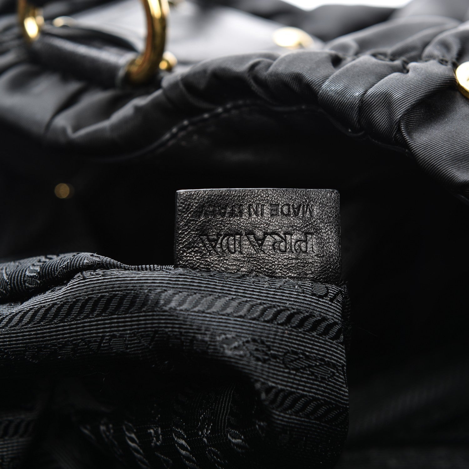 Prada Tessuto Nylon Gaufre Tote Nero Black 7 of 11