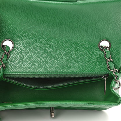 Chanel Caviar Quilted Mini Rectangular Flap Green 4 of 10