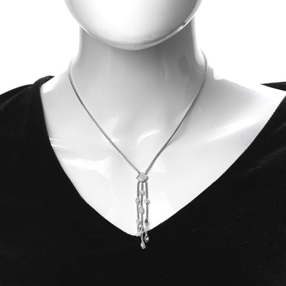 David Yurman Sterling Silver Diamond Confetti Ice Necklace 2 of 5